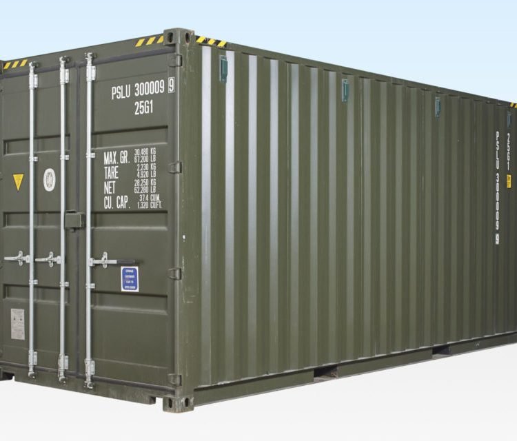20ft High Cube Container – One Trip (9ft 6′ high)