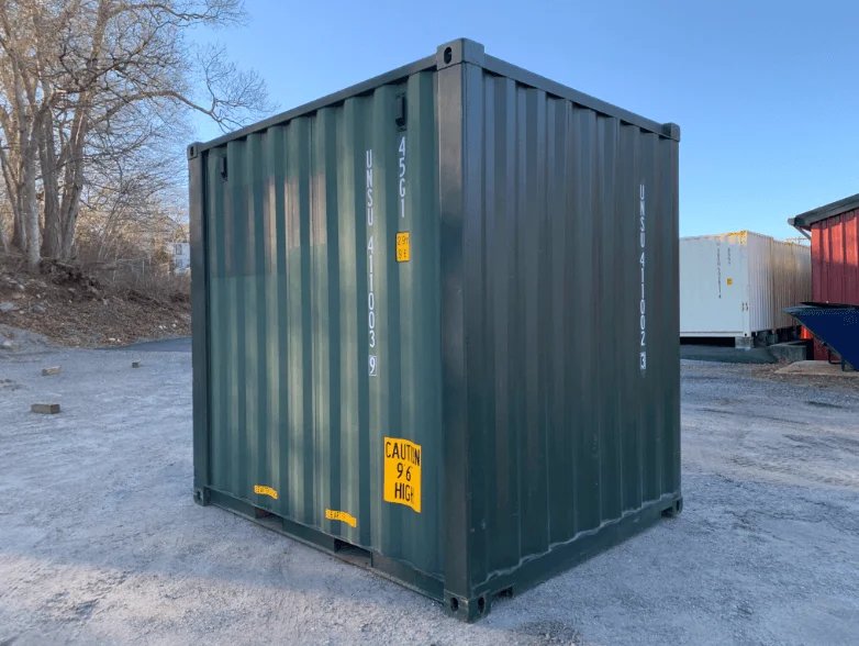 10ft green High Cube shipping container - Image 10