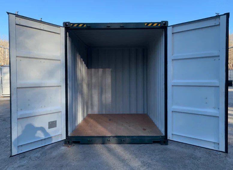 10ft green High Cube shipping container - Image 14