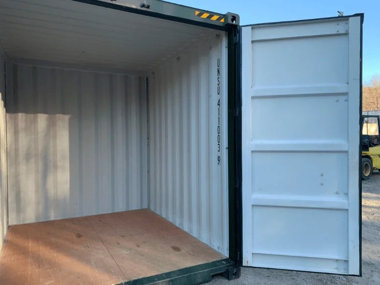 10ft green High Cube shipping container - Image 16