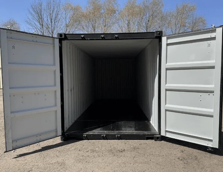 20 x 8 New Black Shipping Container