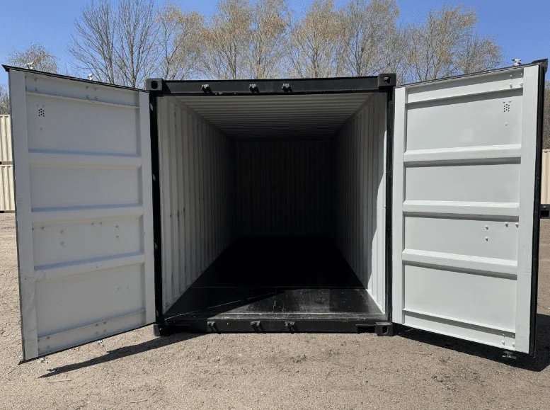 20 x 8 New Black Shipping Container