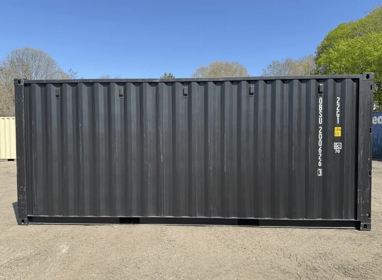 20 x 8 New Black Shipping / Storage Container - Image 4
