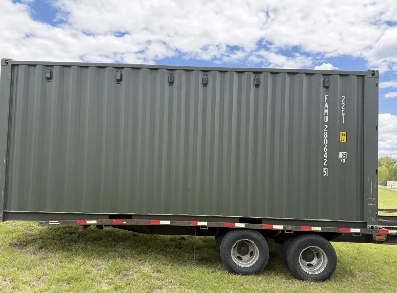 20 x 8 x 8.5 Green Shipping / Storage Container - Image 5
