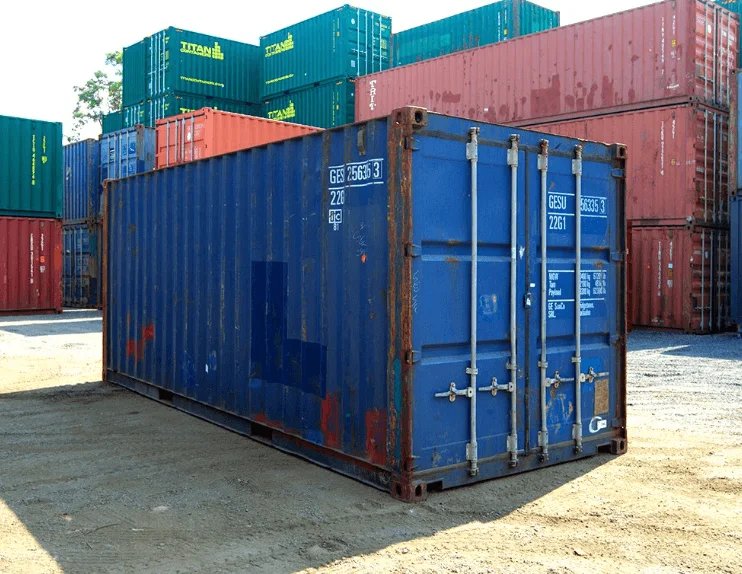 Used 20ft Double Door Container