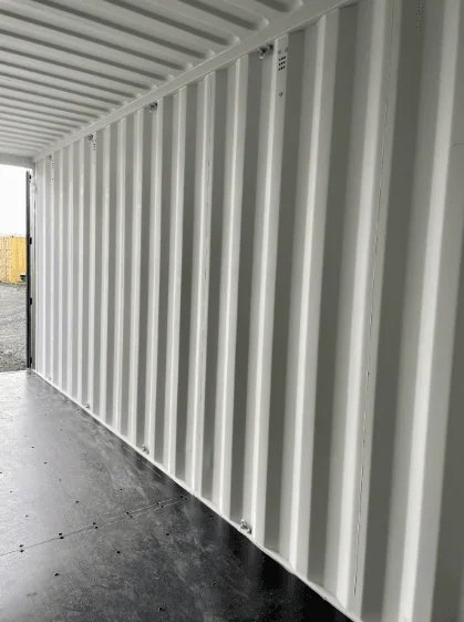 20ft Light Grey One Trip Shipping Container - Image 6
