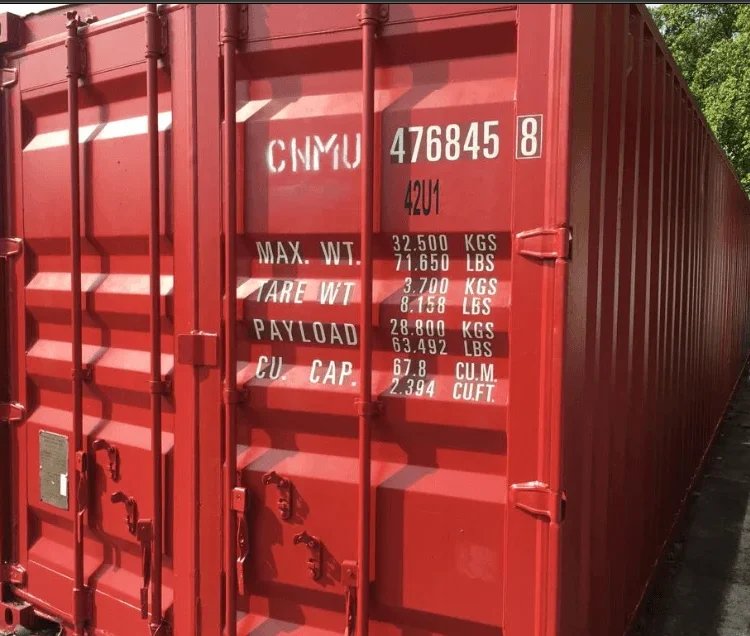 40FT USED OPEN-TOP SHIPPING CONTAINER