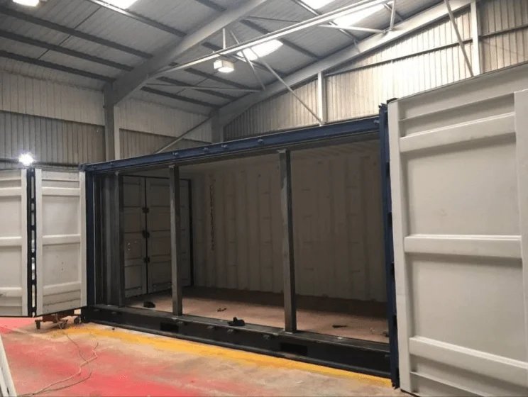 Used 20ft open side shipping containers - Image 3