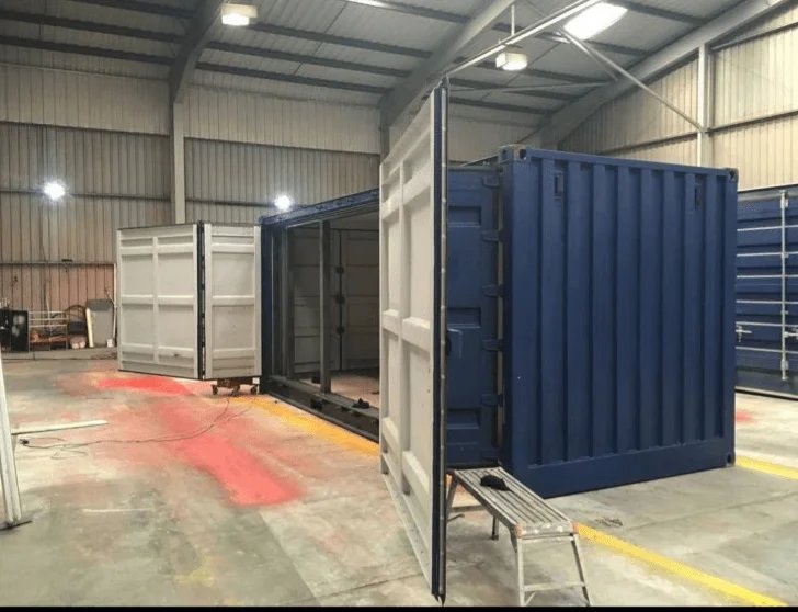 Used 20ft open side shipping containers - Image 4